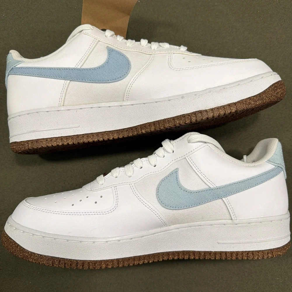 BRAND NEW Nike Air Force 1 '07 LV8 Indigo CZ0338-100 Size 11.5 Authenticated! DS